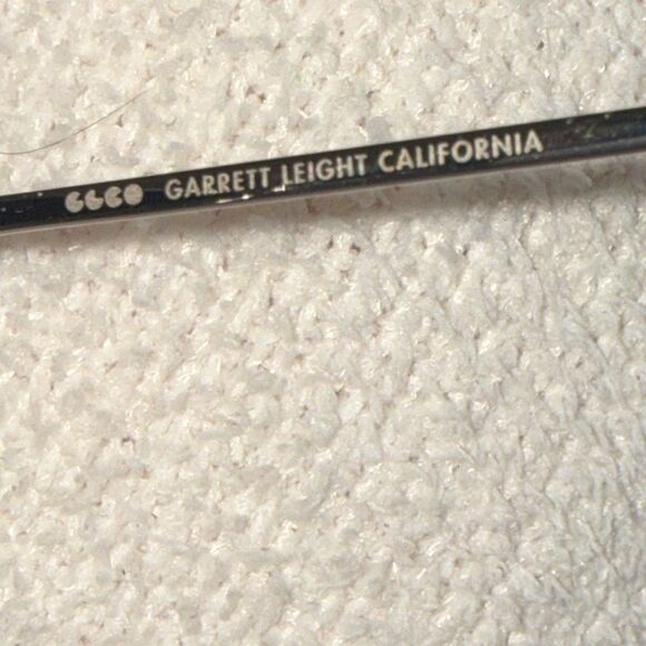 RARE! Garrett Leight Culver Silver Aviator Sunglasses